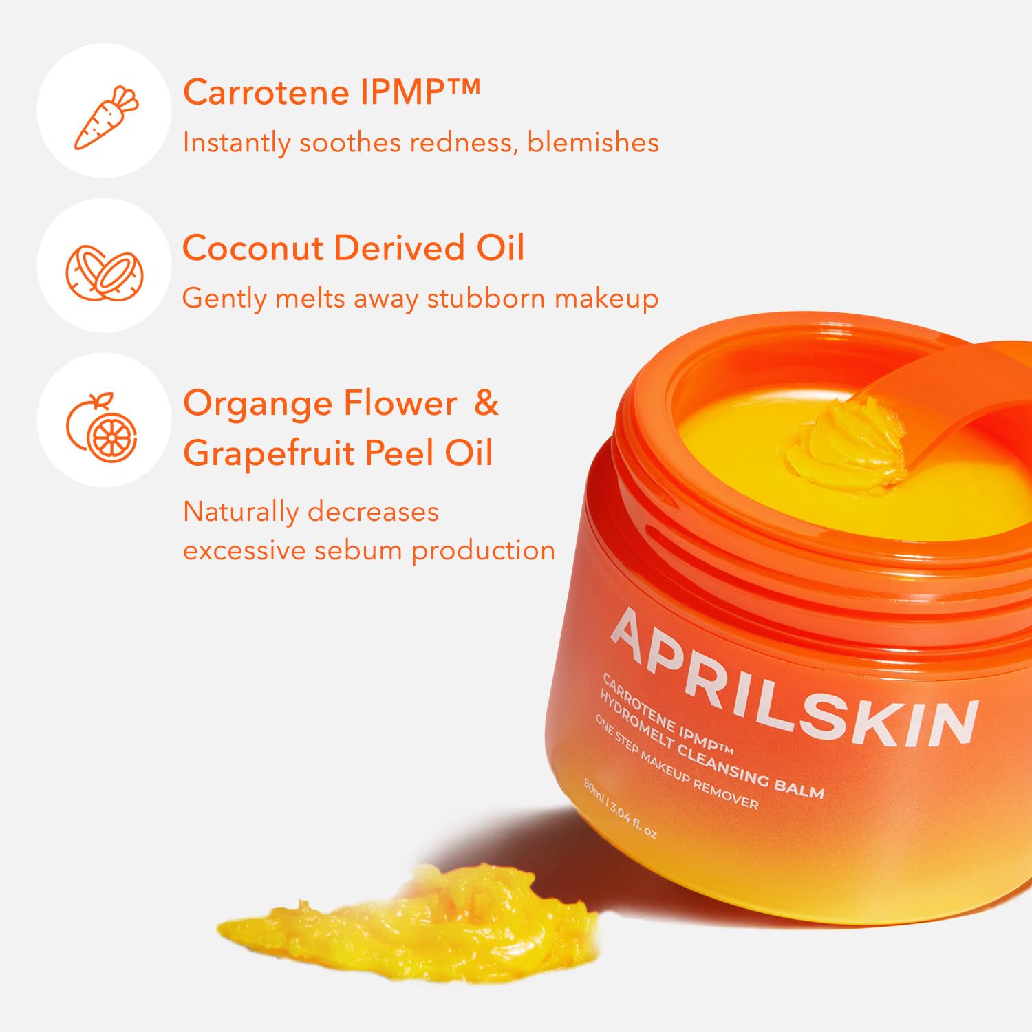 APRILSKIN Carrotene IPMP Hydromelt Cleansing Balm (90ml)