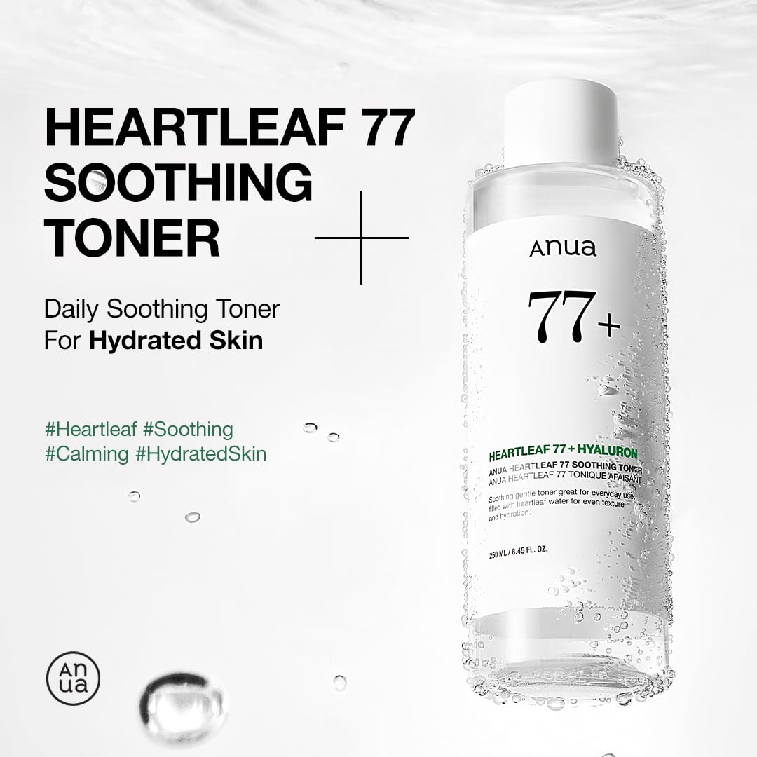 Anua Heartleaf 77 Soothing Toner I pH 5.5 Skin 500ml / 16.9 fl.oz