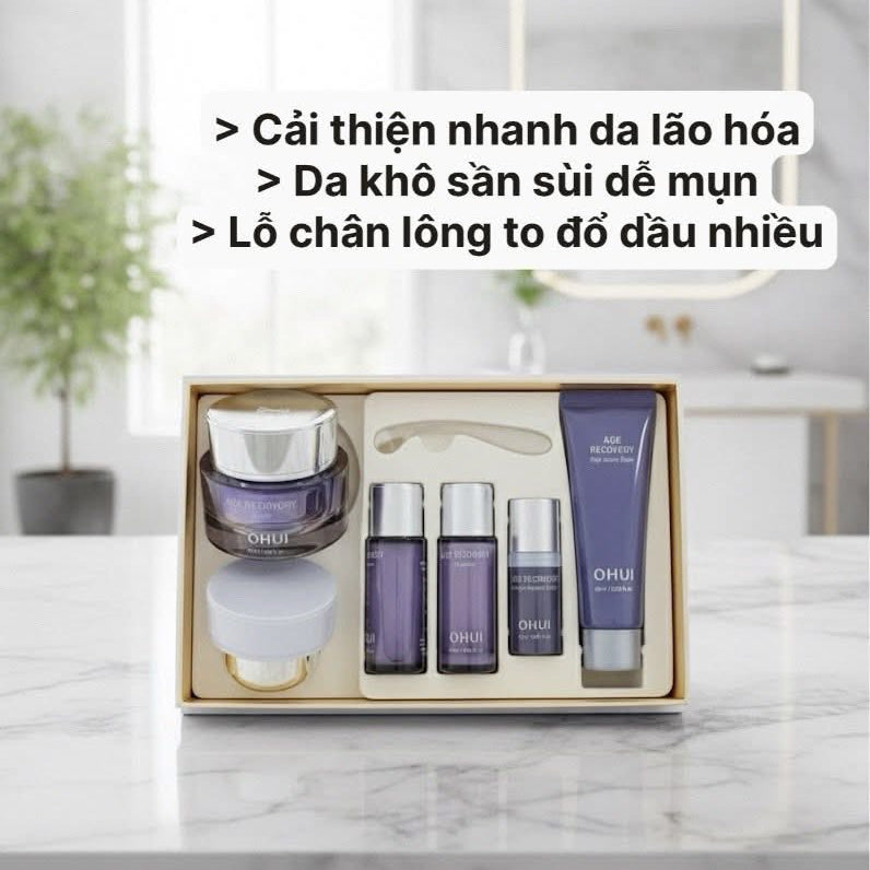 OHUI AGE RECOVERY 6 PCS- OHUI SET TÍM 6 MÓN