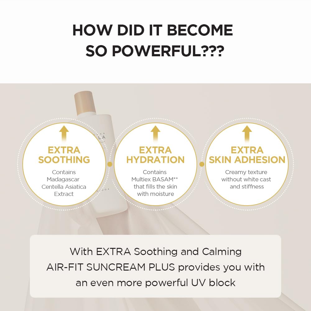 SKIN1004 Crème solaire Air-fit Plus Centella de Madagascar 50 ml