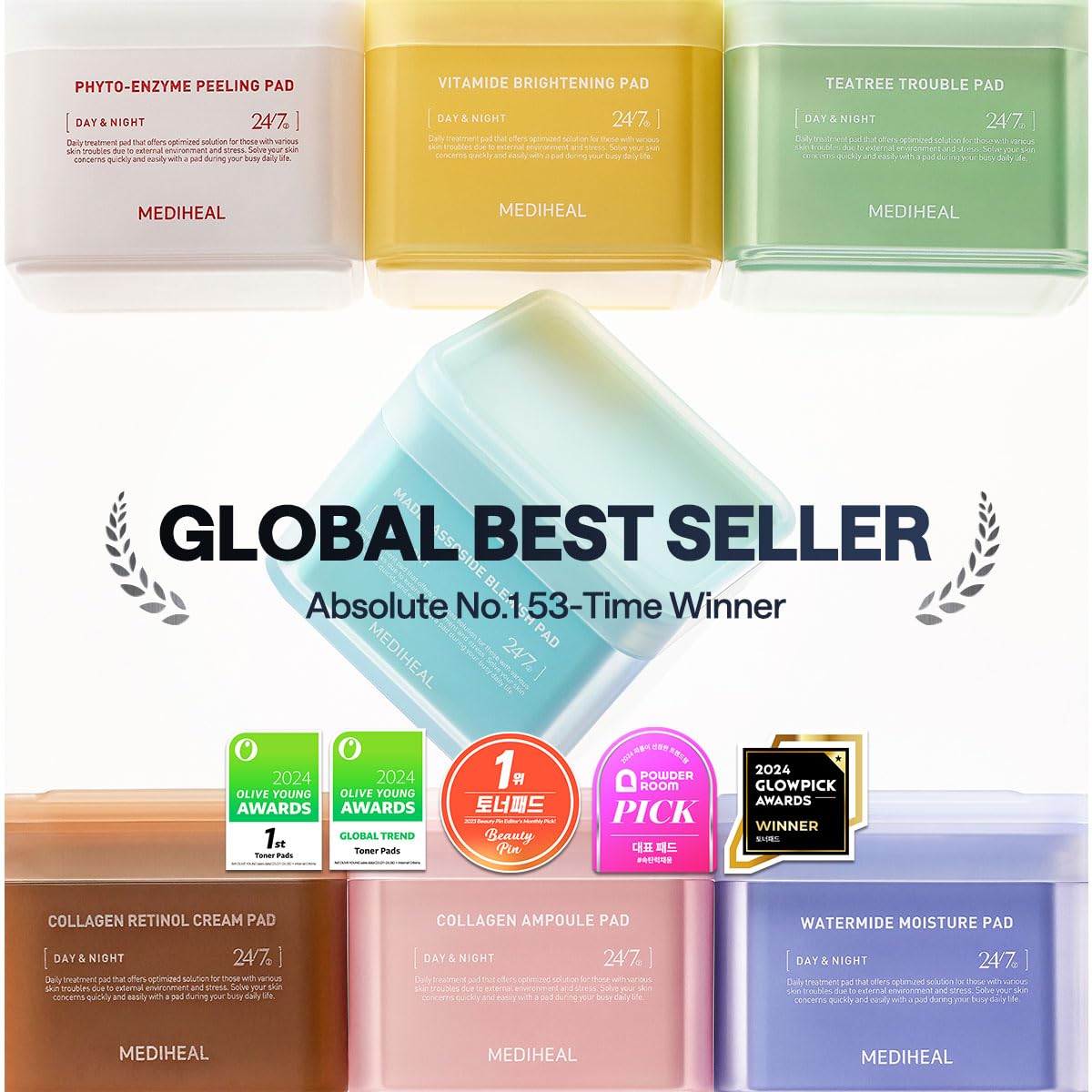 MEDIHEAL Phyto-enzyme Peeling Pad 90pcs