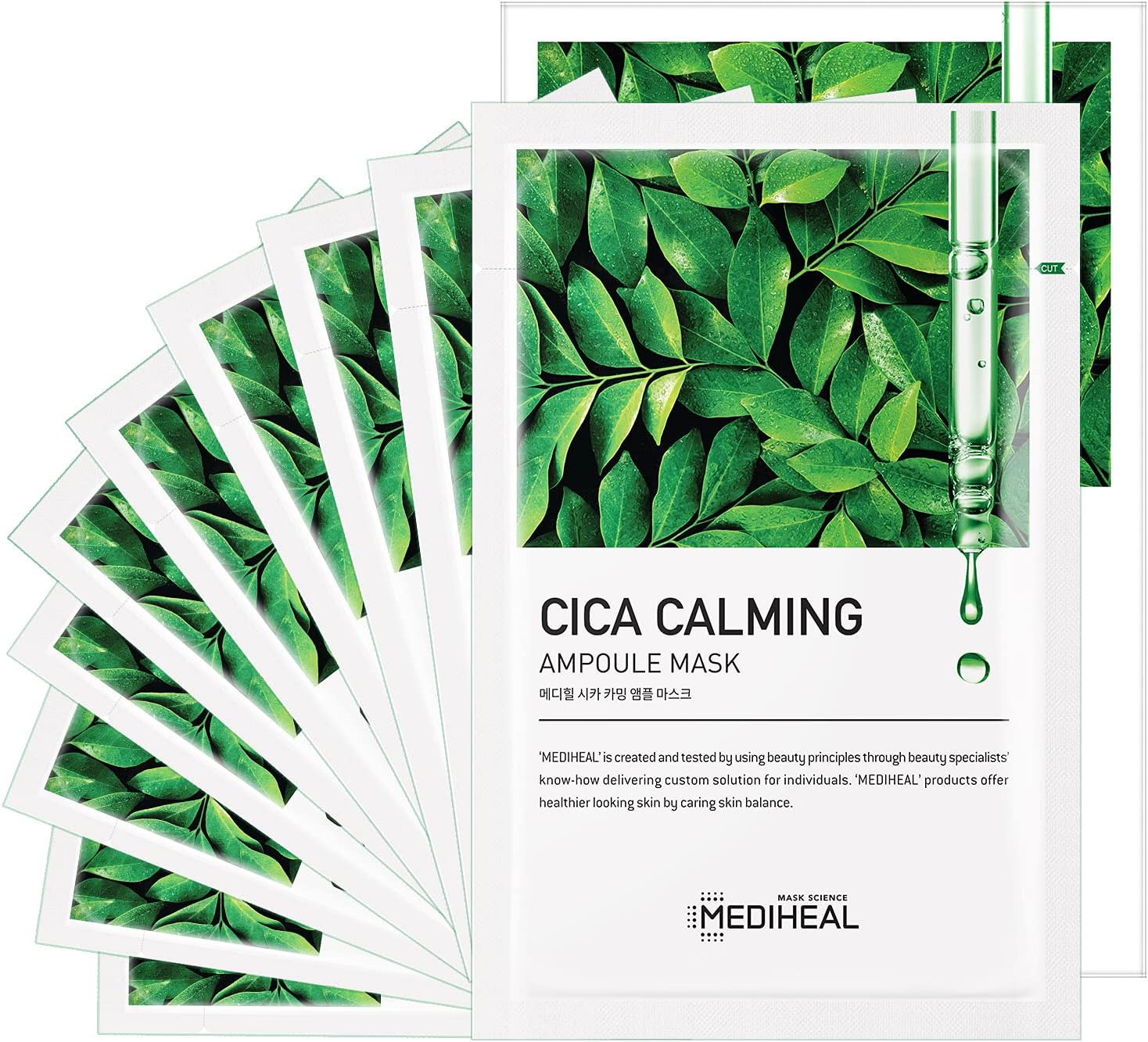 MEDIHEAL Cica Calming Ampoule Mask