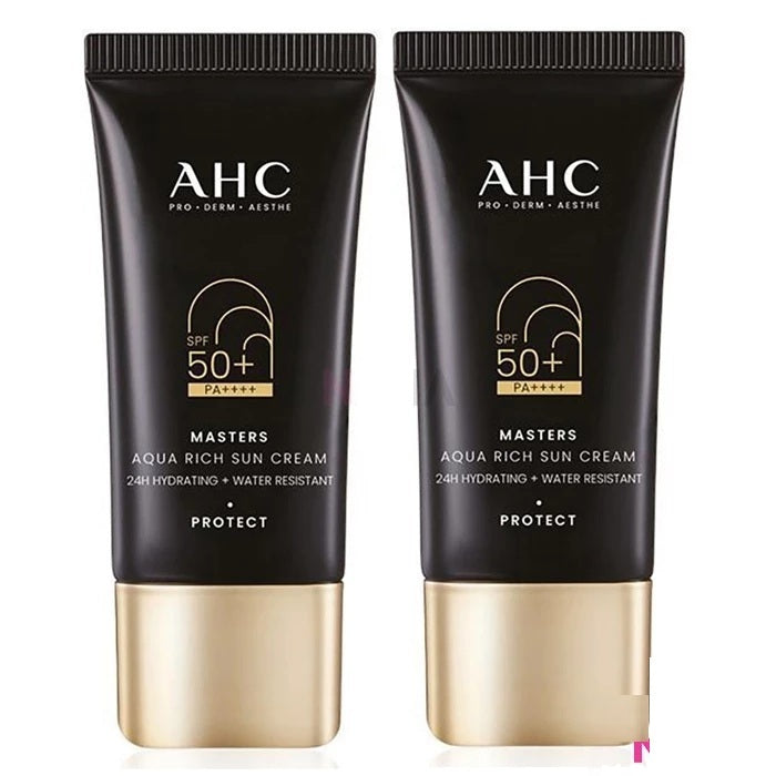 AHC Masters Aqua Rich Sun Cream Duo Set (30mlx2)