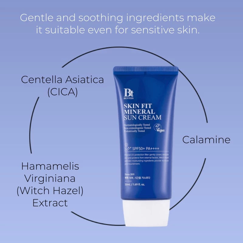 Benton Skin Fit Mineral Sun Cream SPF50 PA++++ 50ml