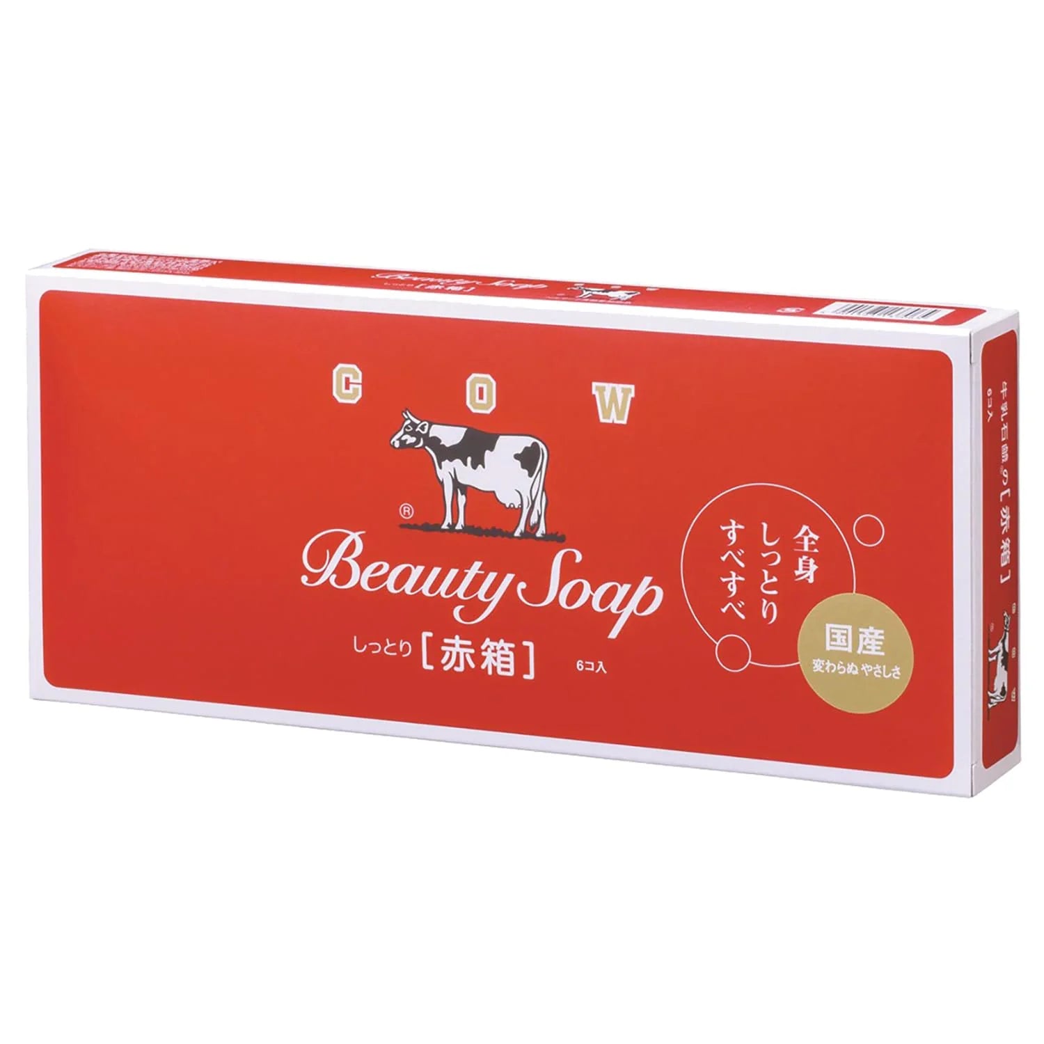 COW BRAND Bouncia Beauty Soap Red 6pcs