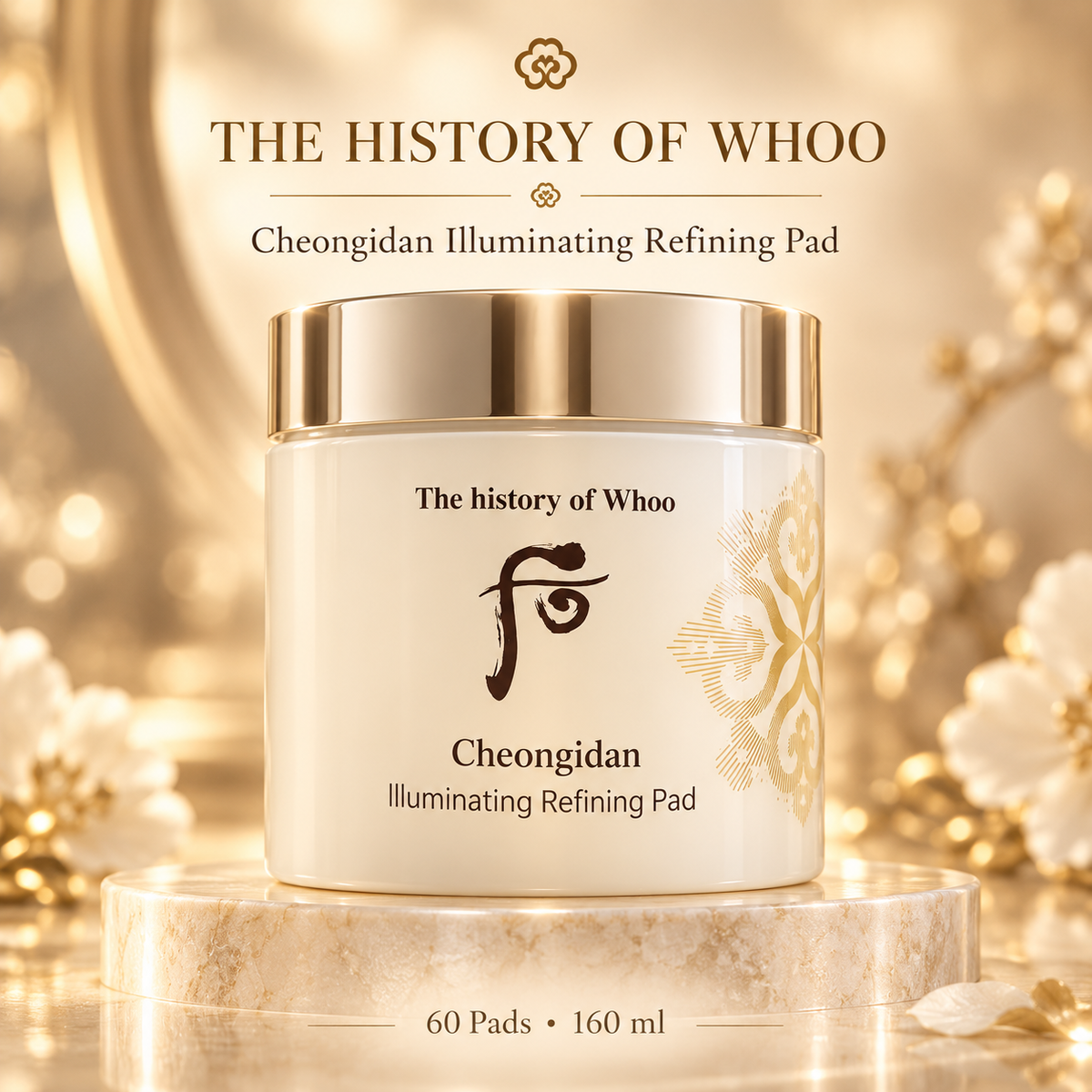 The Whoo Cheongidan Illuminating Refining Pad 60 pcs