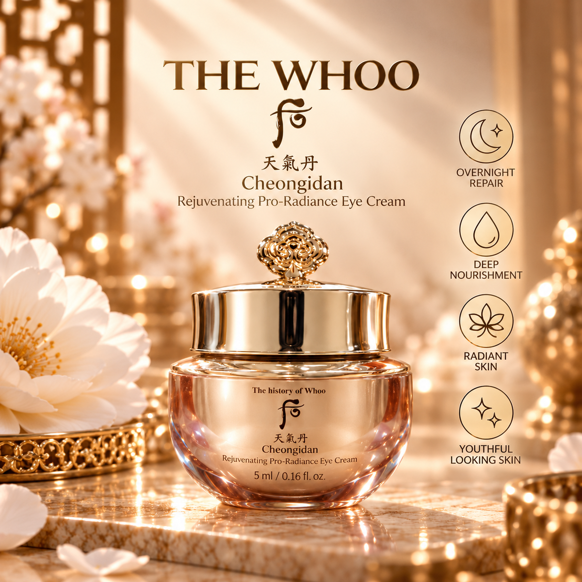 The Whoo Cheongidan Rejuvenating Pro-Radiance Eye Cream 5ml
