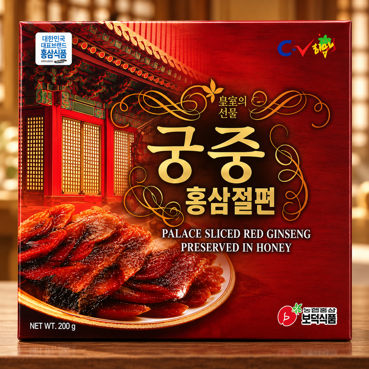 Palace Sliced Red Ginseng Preserved in Honey – 200 g