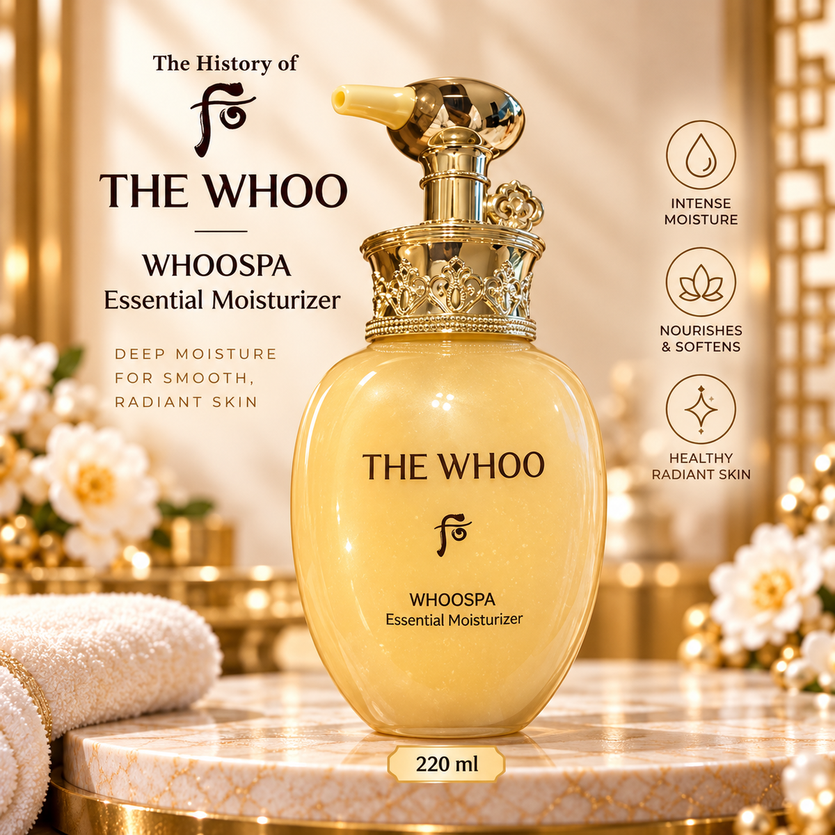 The Whoo WhooSpa Essential Moisturizer 220 ml