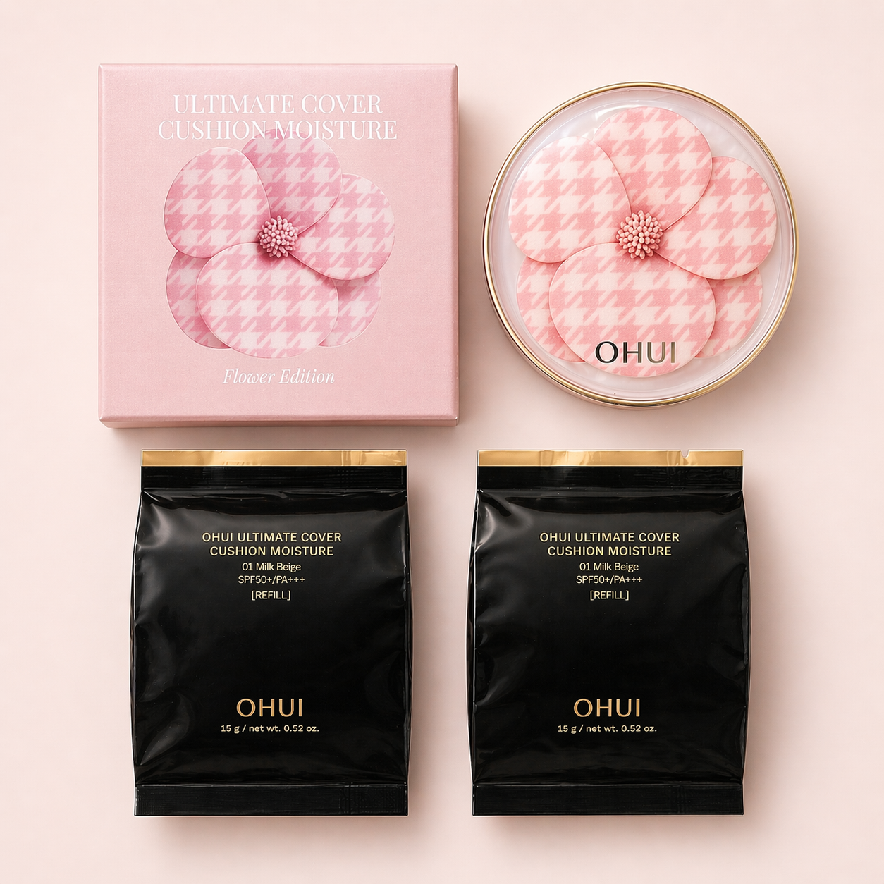Ultimate Cover Cushion Moisture Flower Edition SPF50+/PA+++(Cushion 15g + refill 2ea)