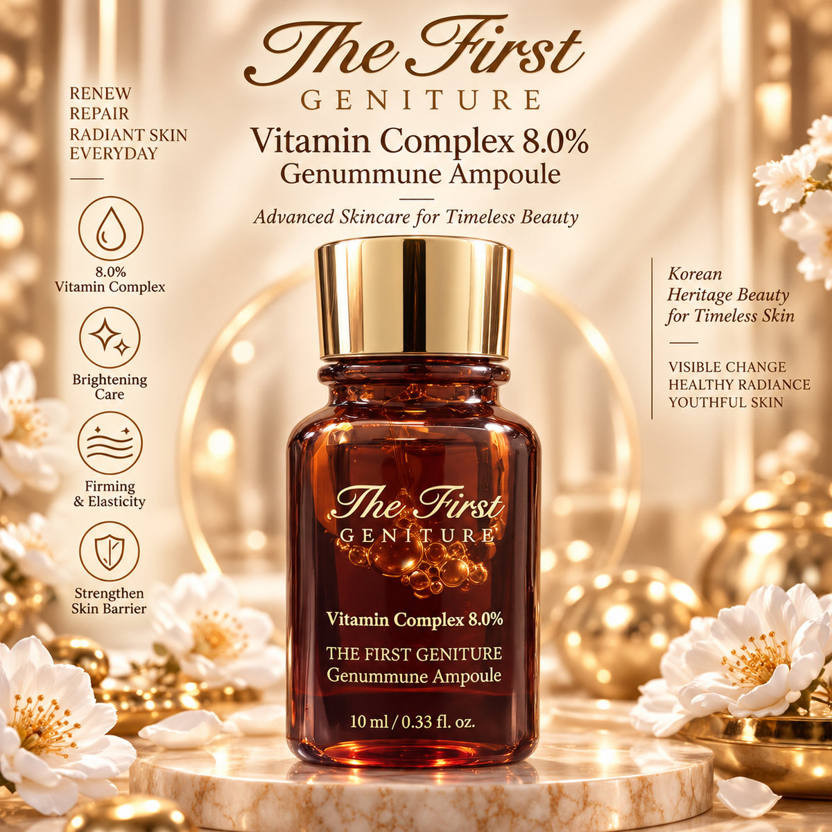 OHUI The First Geniture Vitamin Complex 8.0% Genummune Ampoule 10ml