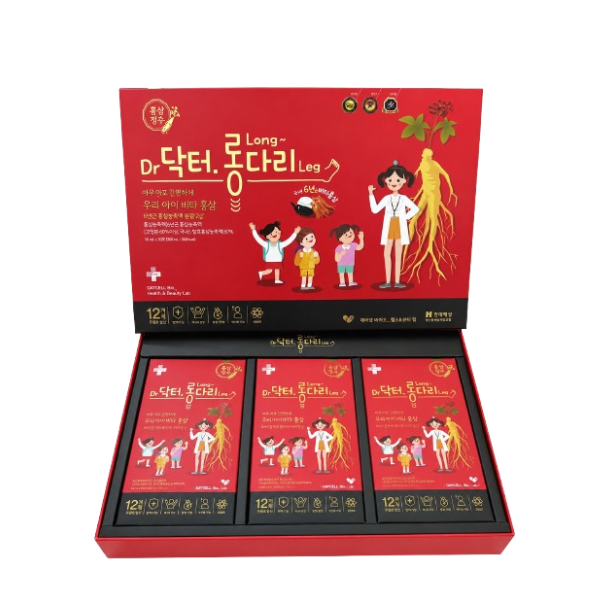 DAYCELL Leg 6-Year Korean Red Ginseng Drink for Kids – 20 mL × 30 Pouches