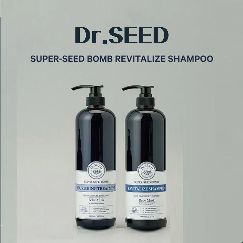 Dr.SEED - Super Seed Bomb Revitalize Shampoo + Treatment 1000ml