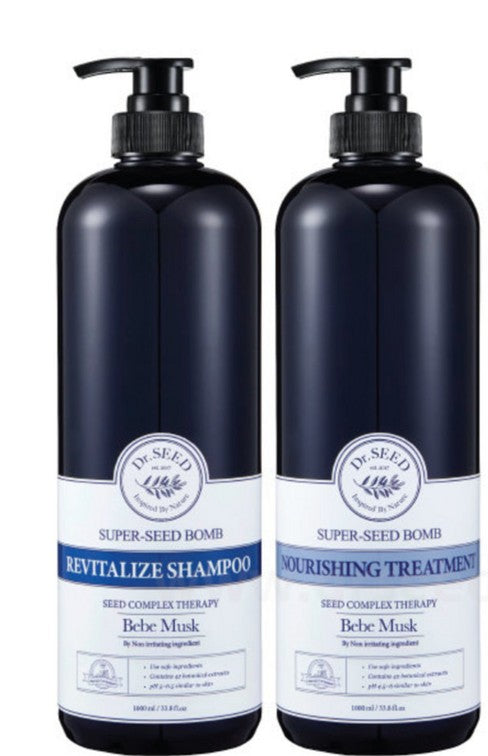 Dr.SEED - Super Seed Bomb Revitalize Shampoo + Treatment 1000ml
