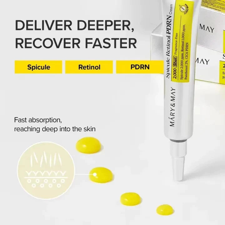 Mary&May Spicule Retinol PDRN Cream 15g