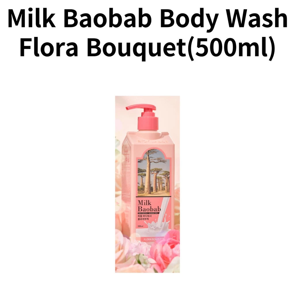 Milk Baobab Shower Milk Body Wash - Flora Bouquet 500ml