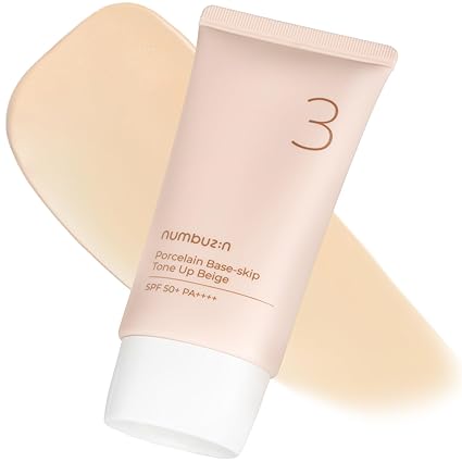 Numbuzin No.3 Porcelain Base Skip Tone-up Beige