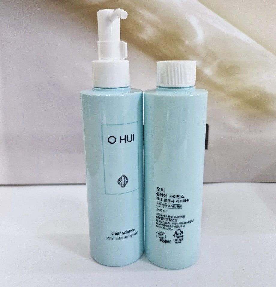 OHUI Clear Science Inner Cleanser Refresh Special Set (200ml+200ml)