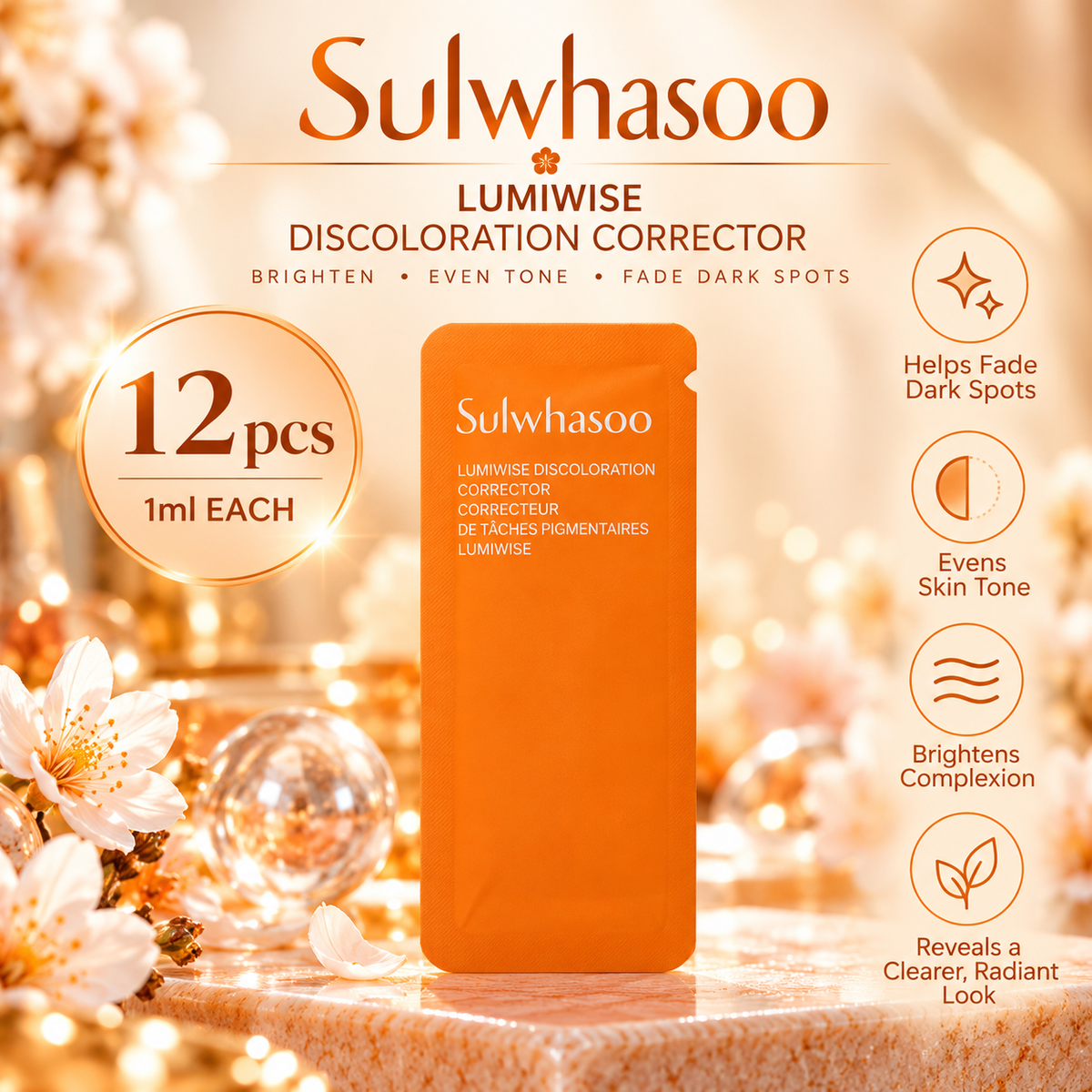 Sulwhasoo Lumiwise Discoloration Corrector 12 pcs* 1ml