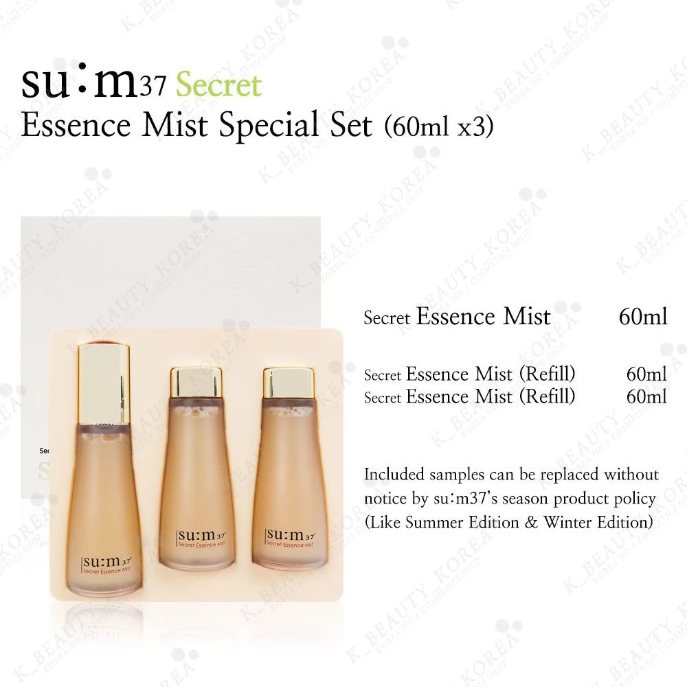 Su:m 37 Secret Essence Mist Special Set 60ml x 3ea