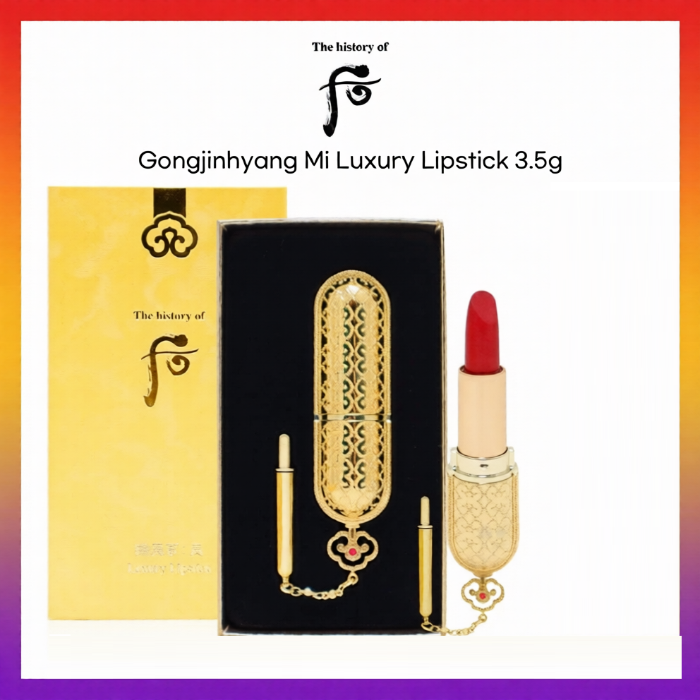 THE WHOO Gongjinhyang Mi Luxury Lipstick 3.5g (10 Colors)