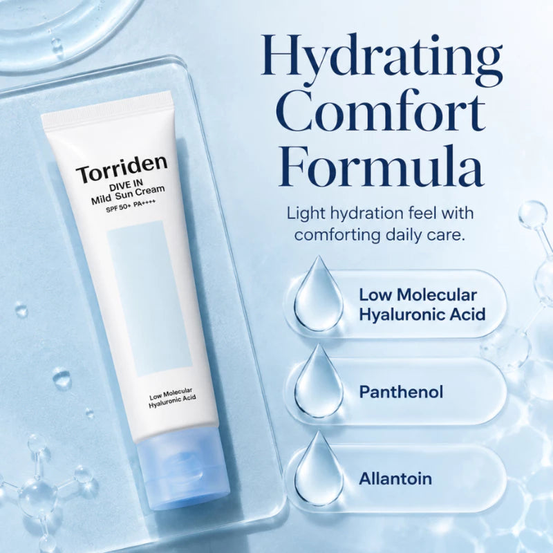 TORRIDEN Dive-In Mild Sun Cream SPF50+ PA++++ 60ml