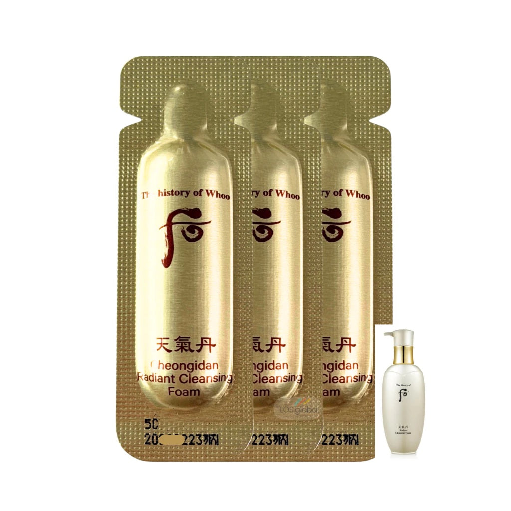 The History of Whoo Cheongidan Radiant Cleansing Foam 120pcs x1ml
