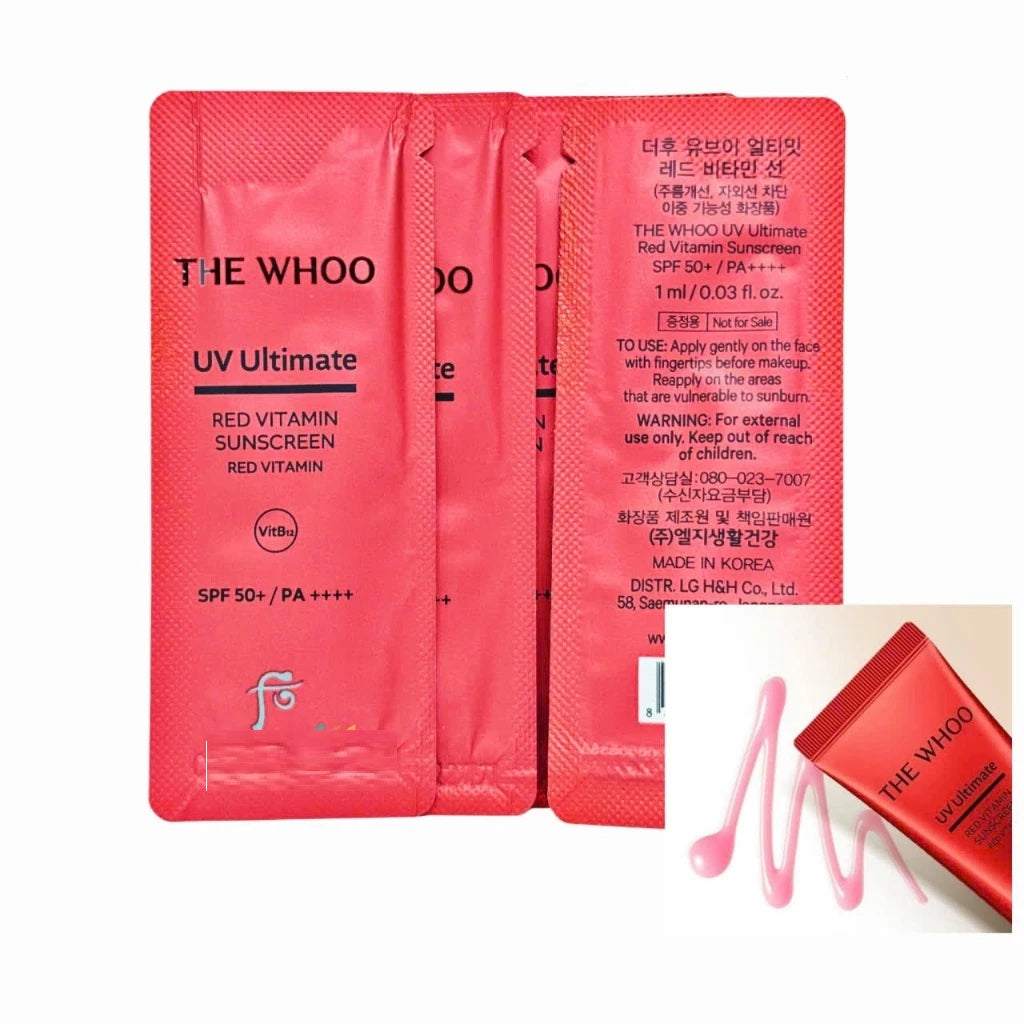 The Whoo UV Ultimate RedVitamin Sunscreen 120 packs x 1ml