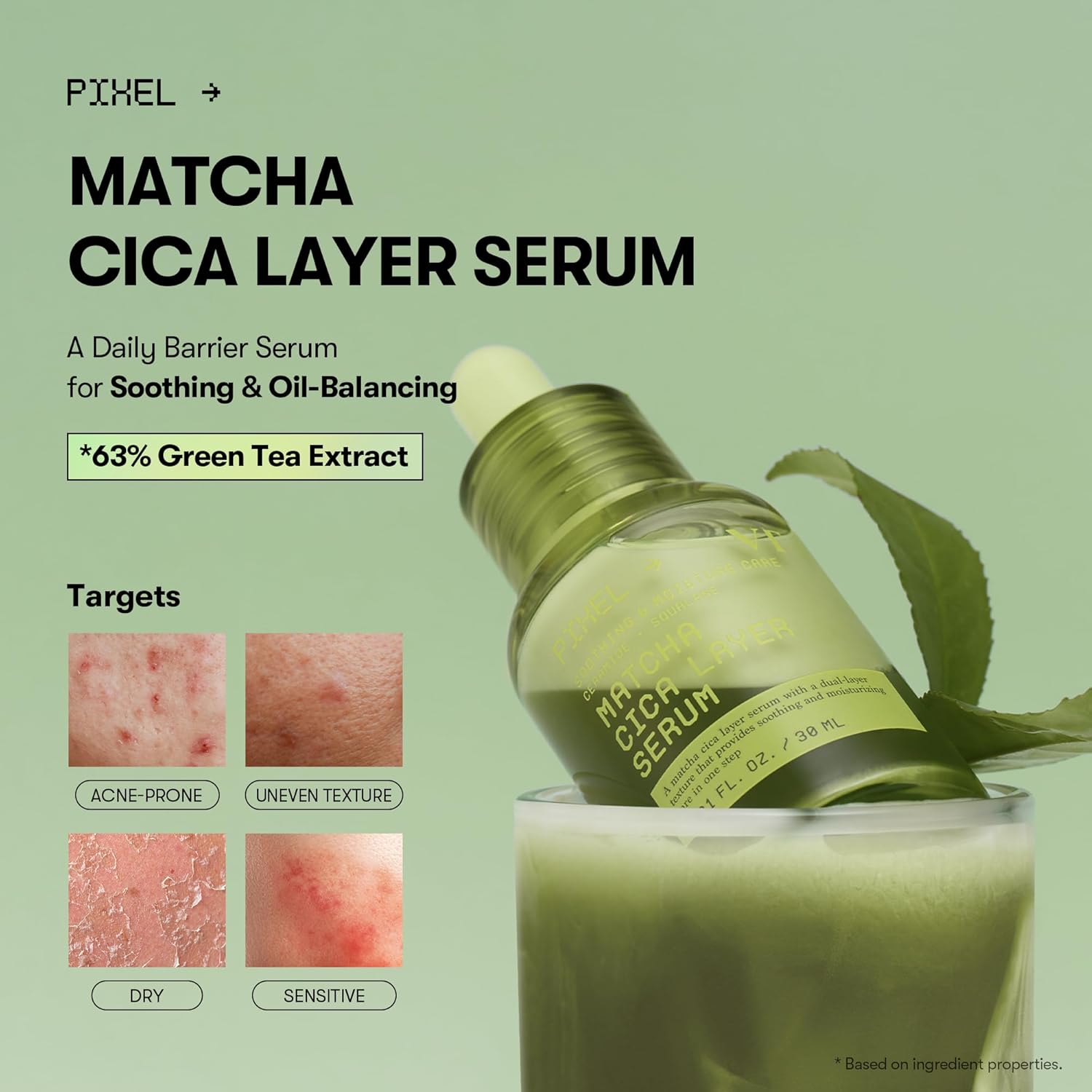 VT COSMETICS Matcha Cica Layer Serum 30ml