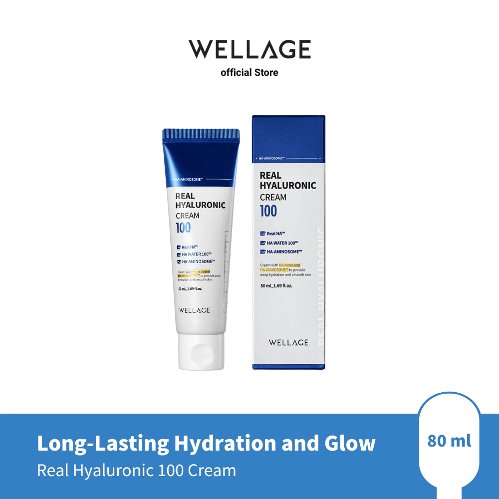 WELLAGE Real Hyaluronic 100 Cream 80ml
