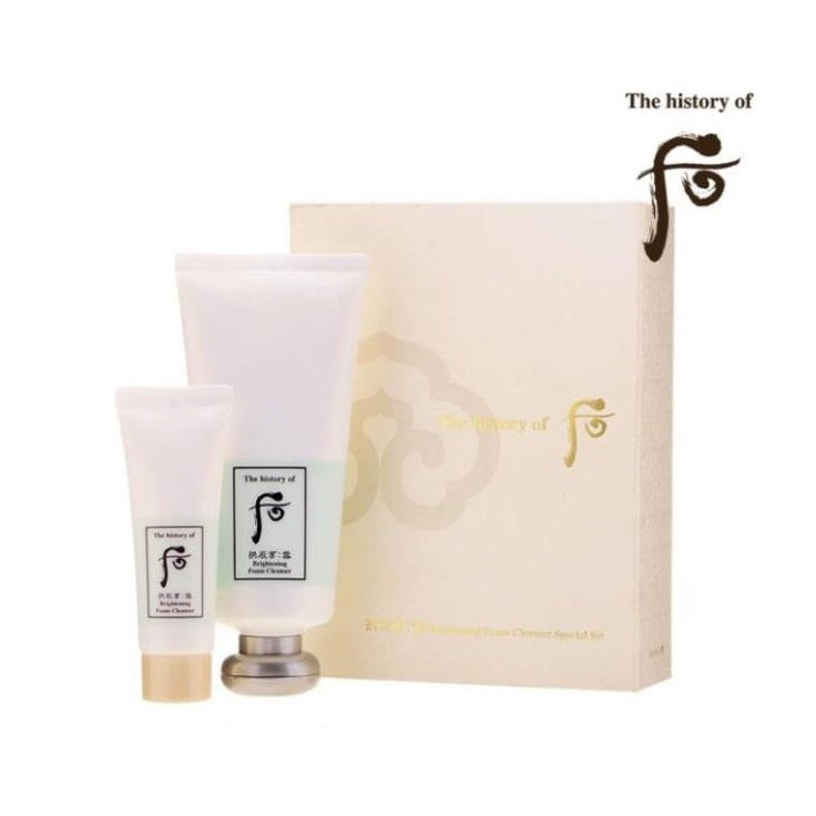 Whoo Gongjinhyang Seol Brightening Foam Cleanser Special Set: Foam Cleanser 180ml + 40ml