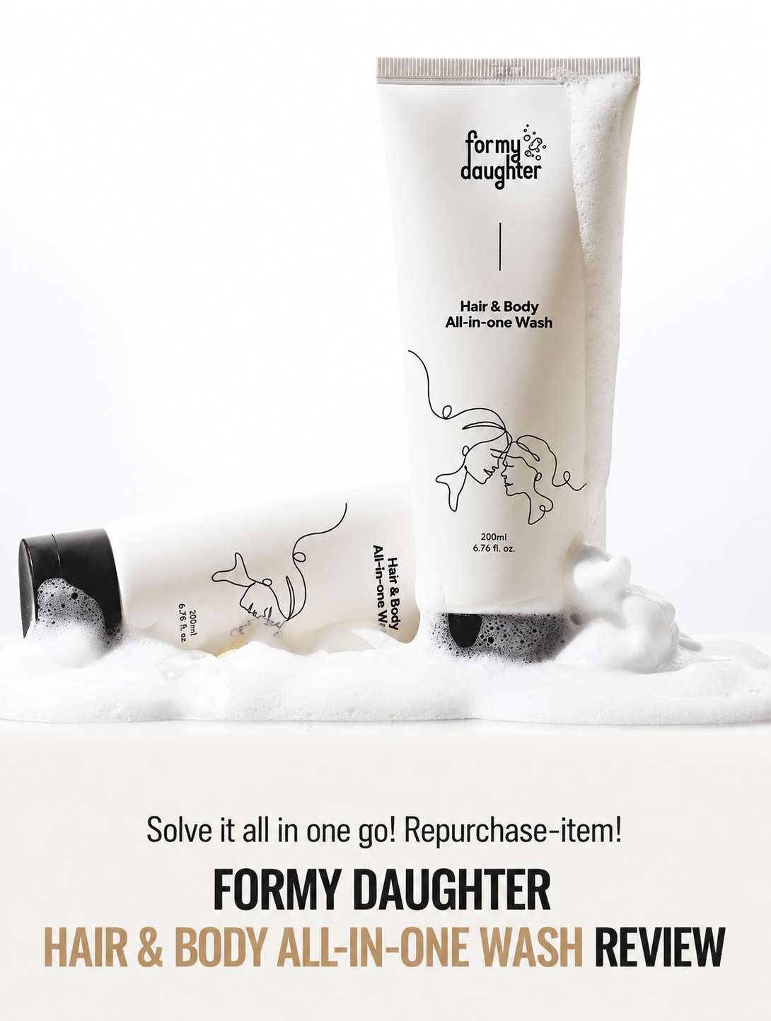 For My Daughter Hair & Body all in one wash 200ml