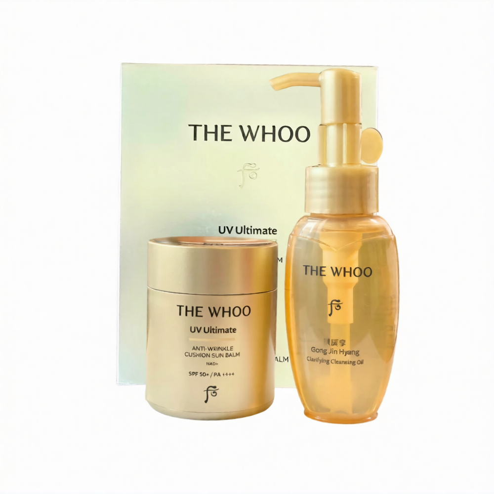 The Whoo UV Ultimate Anti-Wrinkle Cushion Sun Balm Set – Amore
