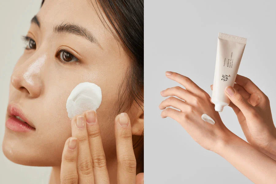 Beauty of Joseon Relief Sun SPF 50 sunscreen featured in a review highlighting the best sunscreens for oily skin.