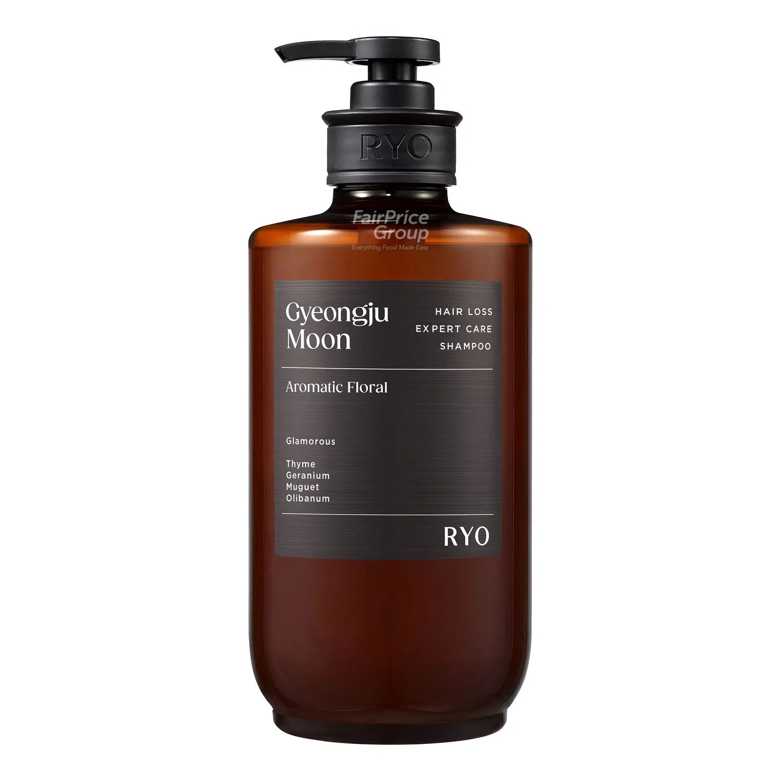 RYO Hair Loss Expert Care Perfume Gyeongju Moon Aromatic Floral Shampoo 585ml +Treatment 200ml