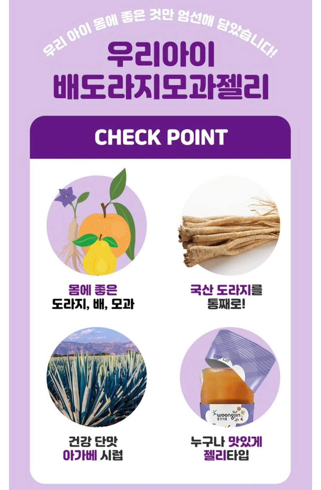 Woongjin Jelly Pear 20g * 30 pcs