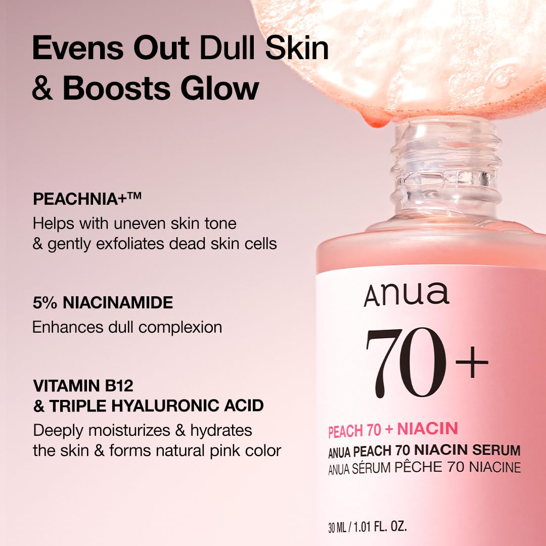 Anua PEACH 70% NIACINAMIDE SERUM Duo Set 2 * 30ml