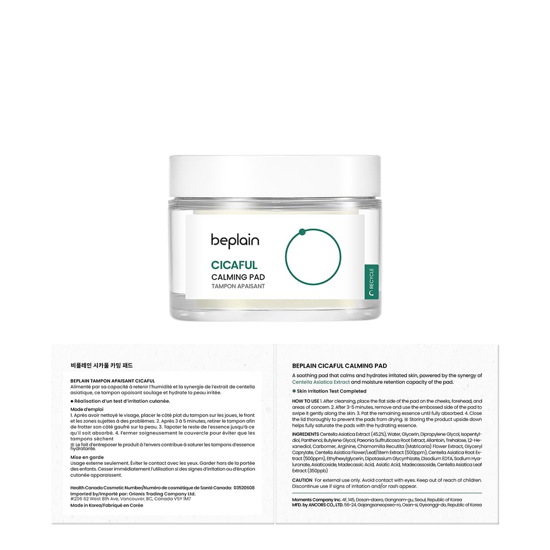 Beplain Cicaterol Blemish Pad - 70 pads/180ml