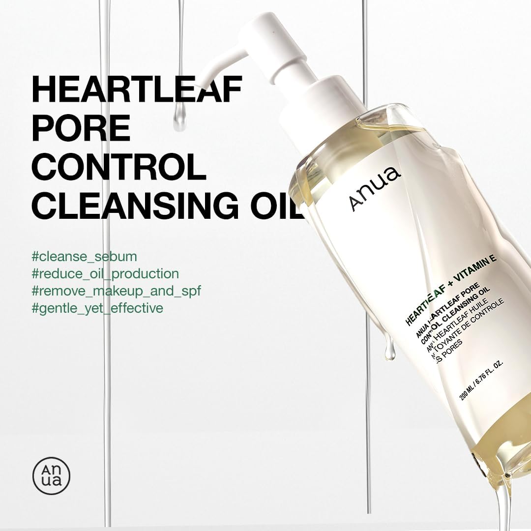 Huile nettoyante anti-pores Anua Heartleaf 200 ml