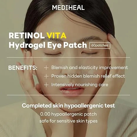 MEDIHEAL Retinol Collagen Eye Ampoule Patch 60pcs