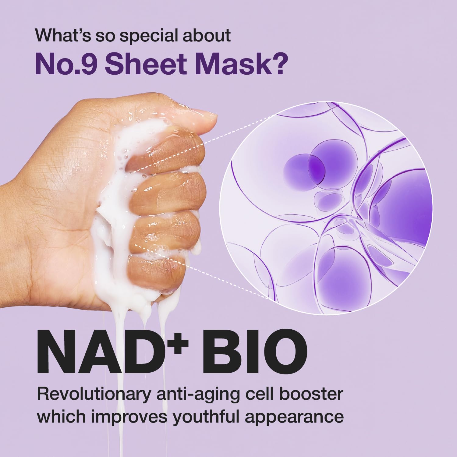 NUMBUZIN No.9 NAD Bio Lifting Full Cover Facial Mask 4 Sheets