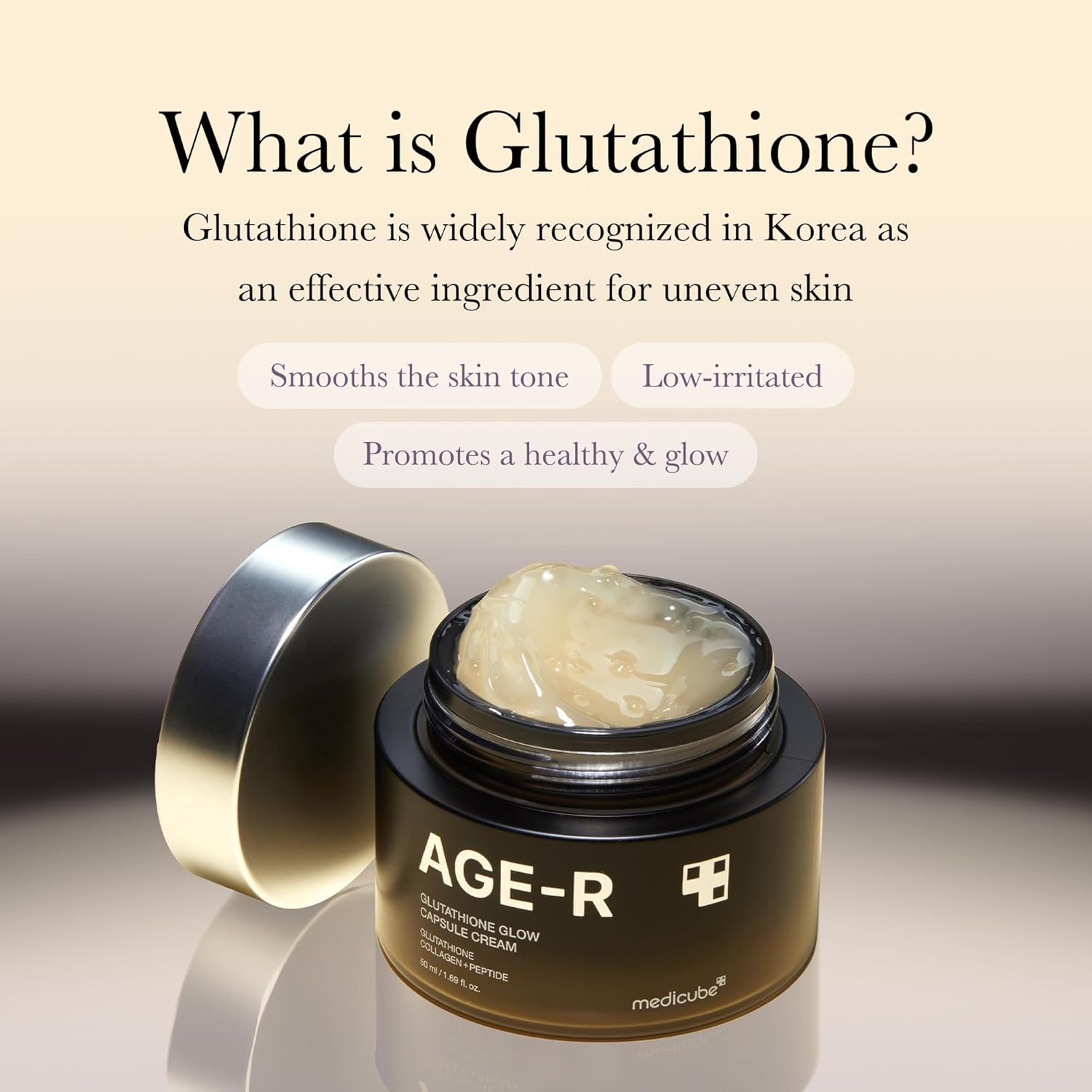 Kem dưỡng da mặt Medicube AGE-R Glutathione Glow Capsule 50ml