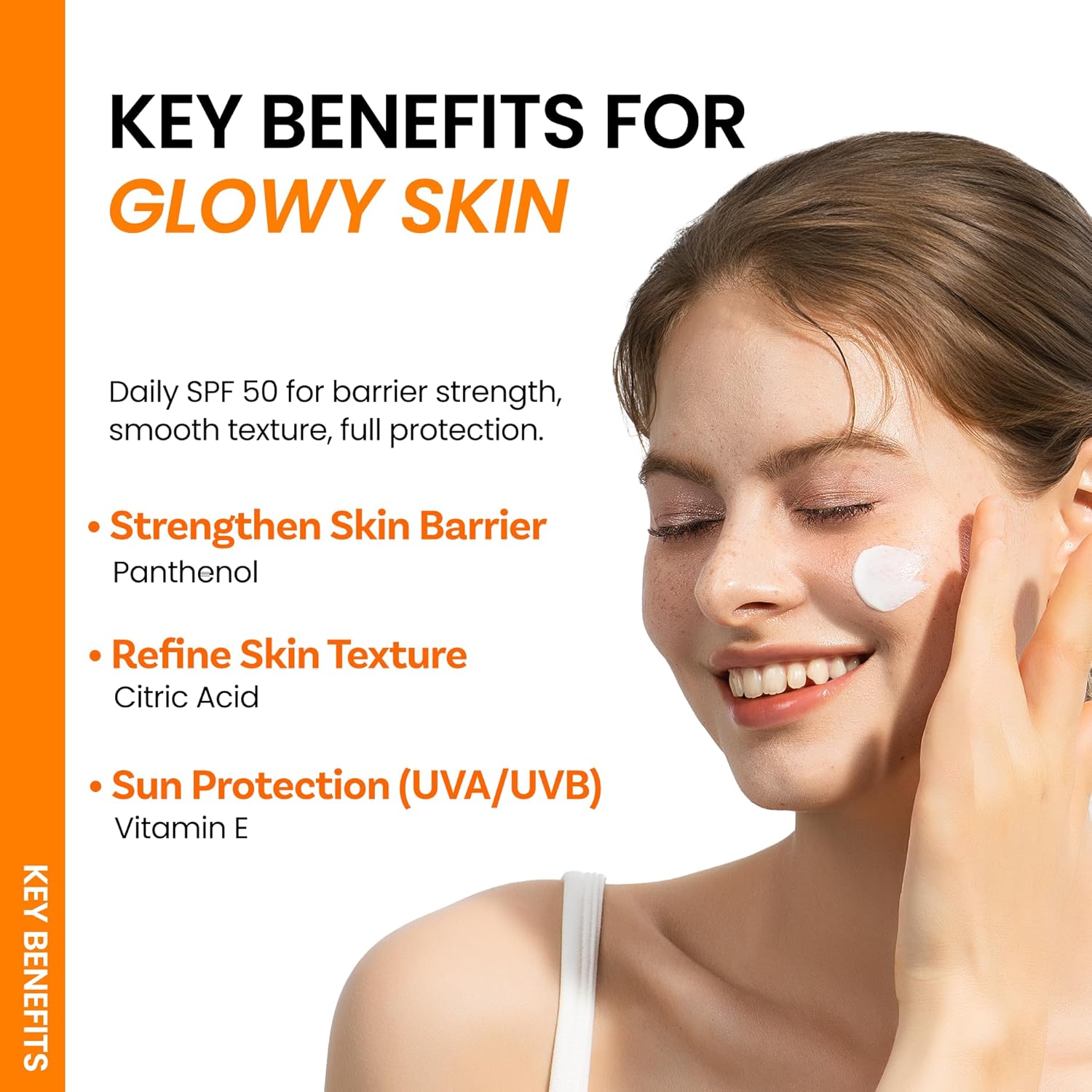 ONGREDIENTS Skin Barrier Moisture Sunscreen Broad Spectrum SPF 50 - 50 ml