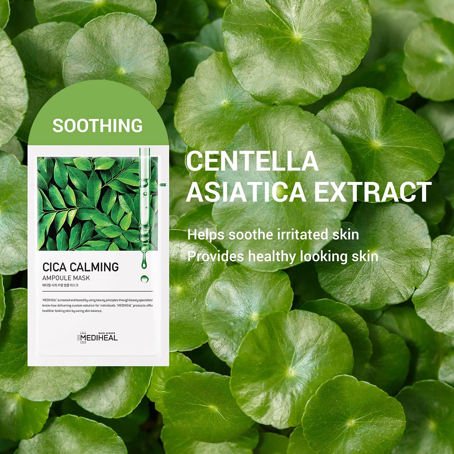 MEDIHEAL Cica Calming Ampoule Mask