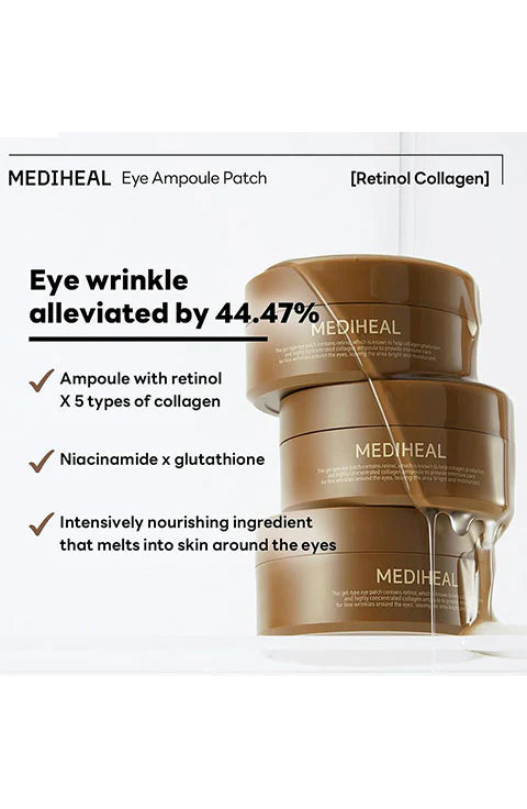 MEDIHEAL Retinol Collagen Eye Ampoule Patch 60pcs
