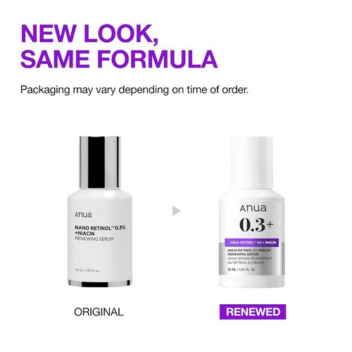 Anua Nano Retinol 0.3% + Niacin Renewing Serum 30ml