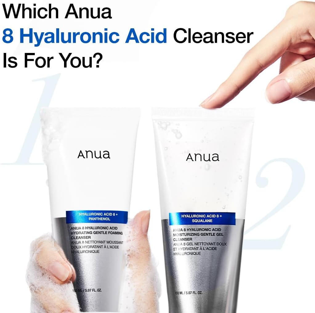 Anua 8 Hyaluronic Acid Moisturizing Gentle Gel Cleanser 150ml
