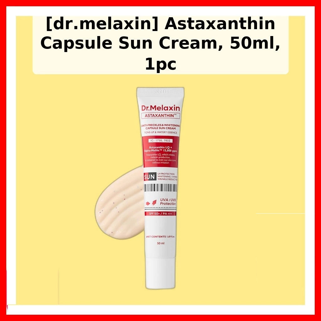 Dr.Melaxin Astaxanthin Anti-Freckles & Whitening Capsule Sun Cream 50ml