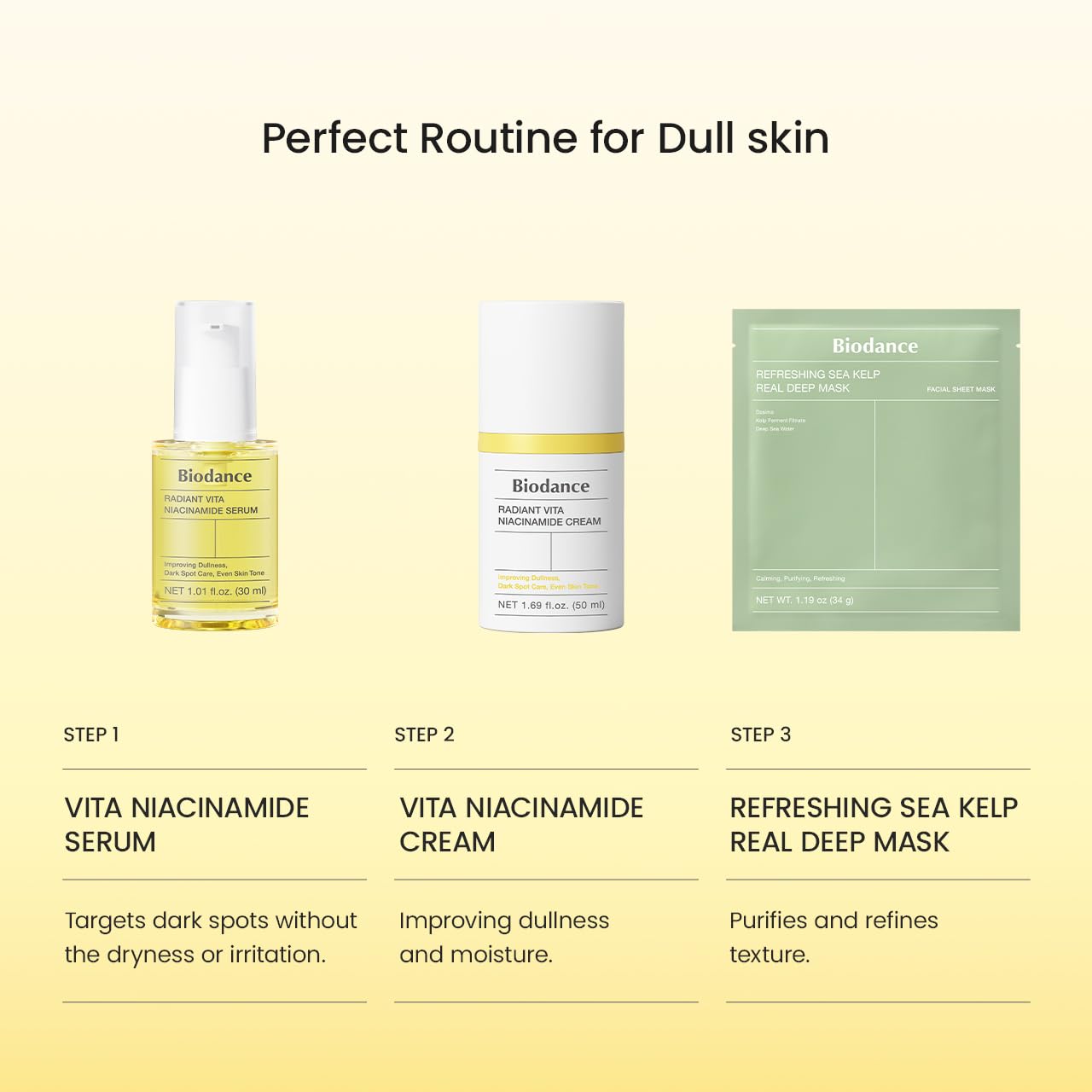 BIODANCE Radiant Vita Niacinamide Cream 50 ml