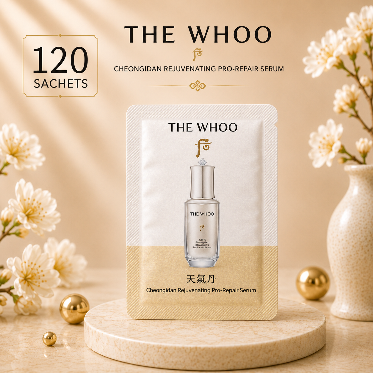 Whoo Cheongidan Rejuvenating Pro-Repair Serum 1 ml * 120 pcs